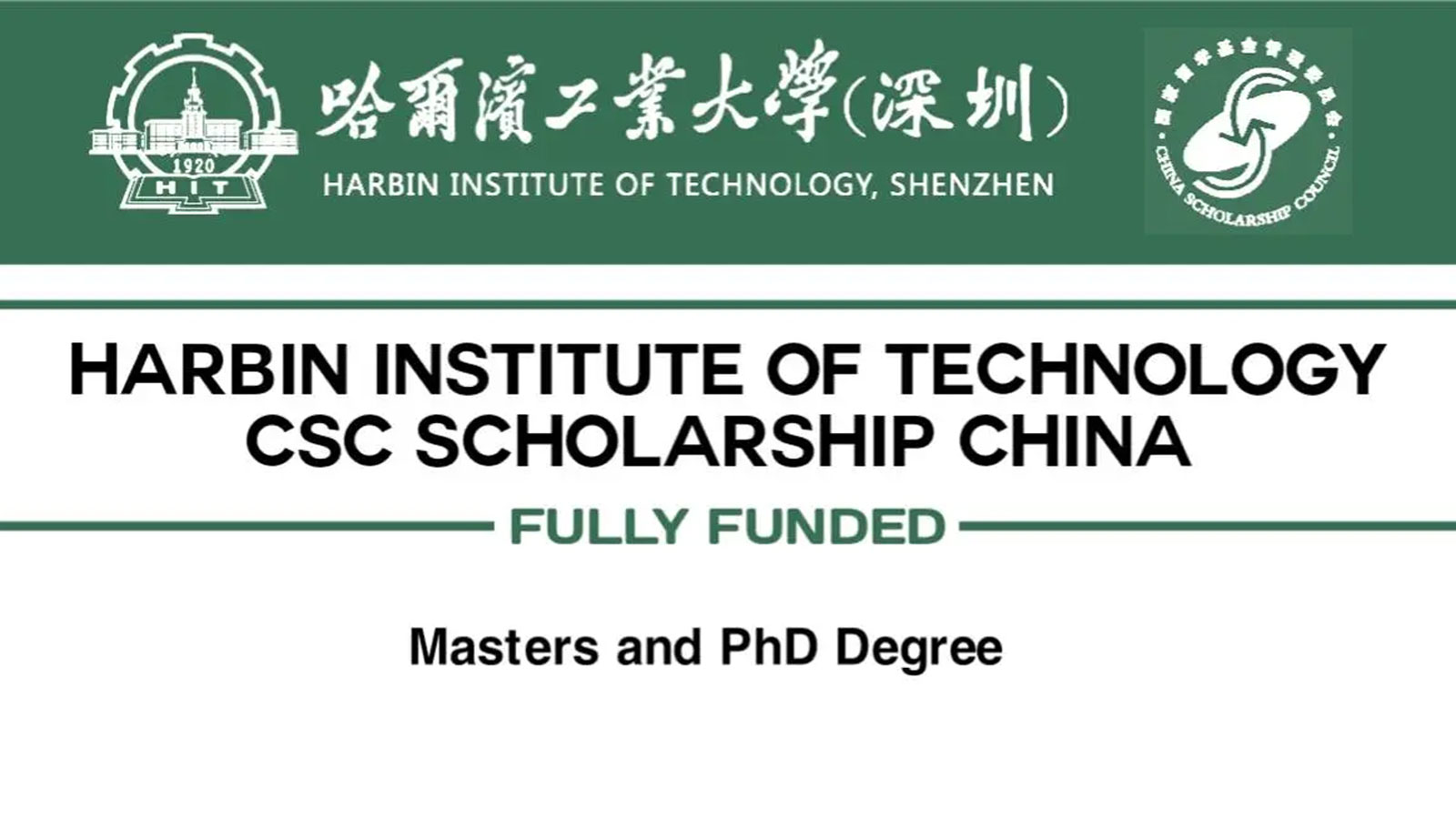 Fully-Funded Scholarship to study in China; Apply Online
