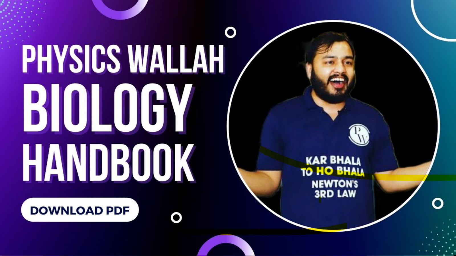 Physics Wallah Biology Handbook PDF Download 