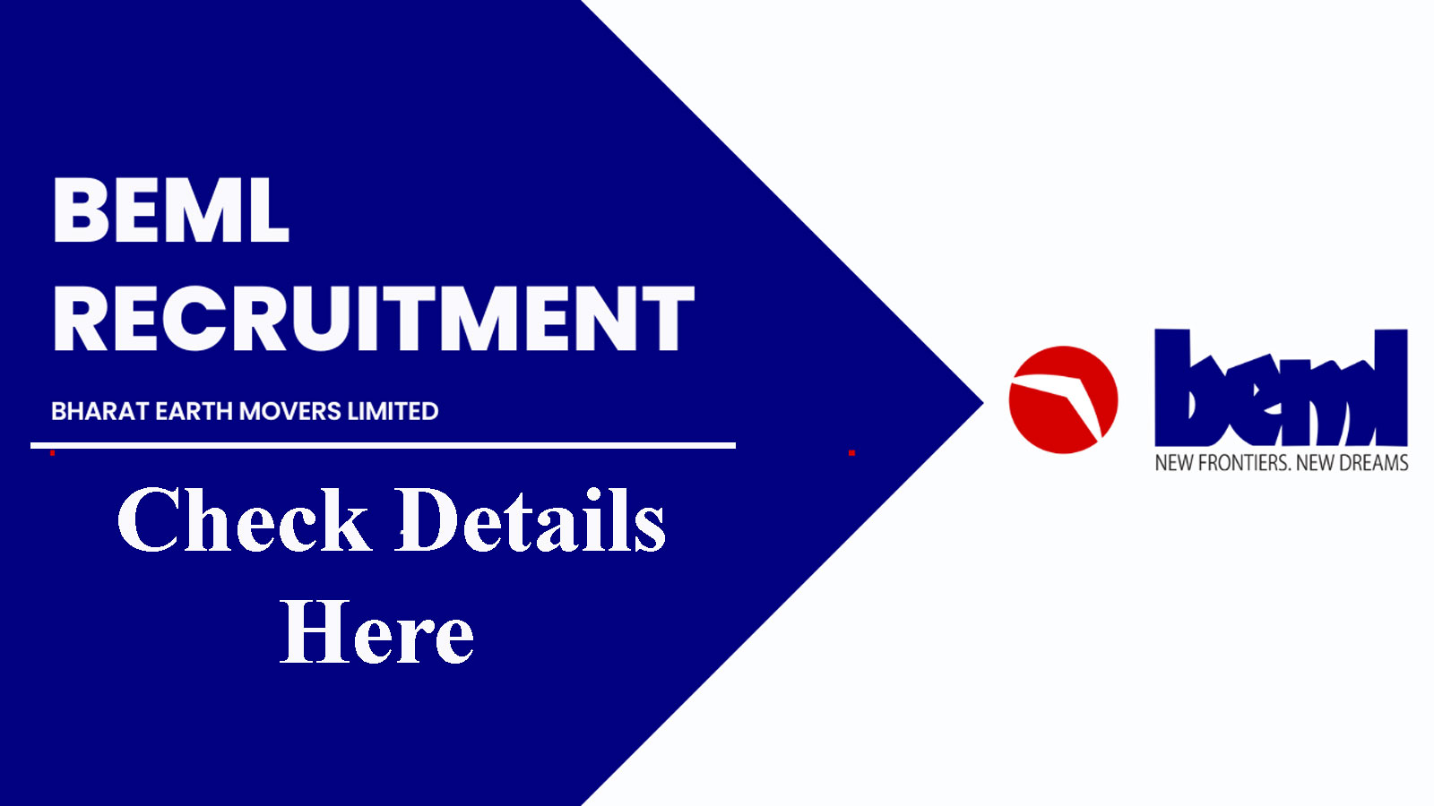 80 vacancies | BEML Apprentice Recruitment 2022