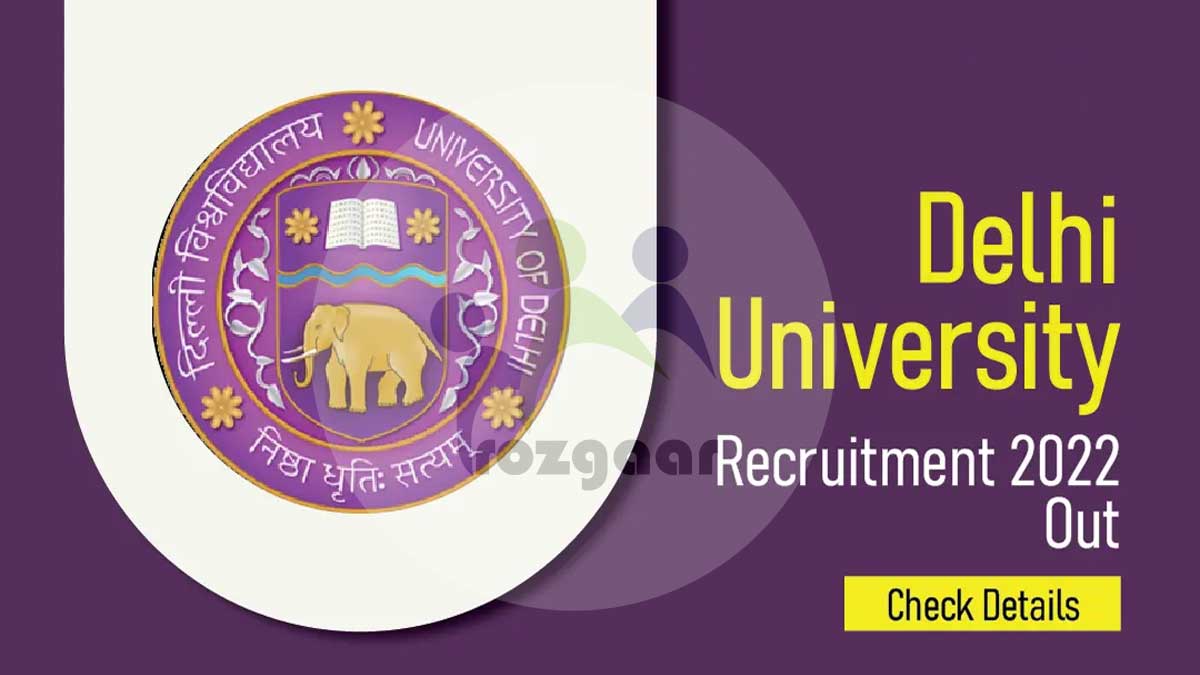 Delhi University SLC Recruitment: Apply for 106 Assistant Professors Posts