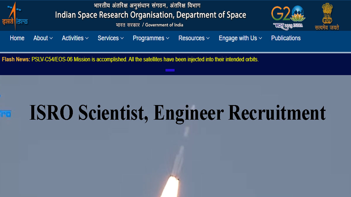 ISRO Scientist, Engineer Recruitment through GATE, last date today, 68 posts