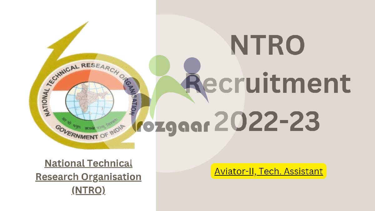 NIELIT NTRO Recruitment Notification 2023