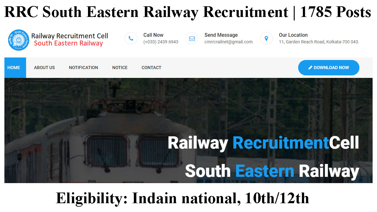 RRC South Eastern Railway Recruitment