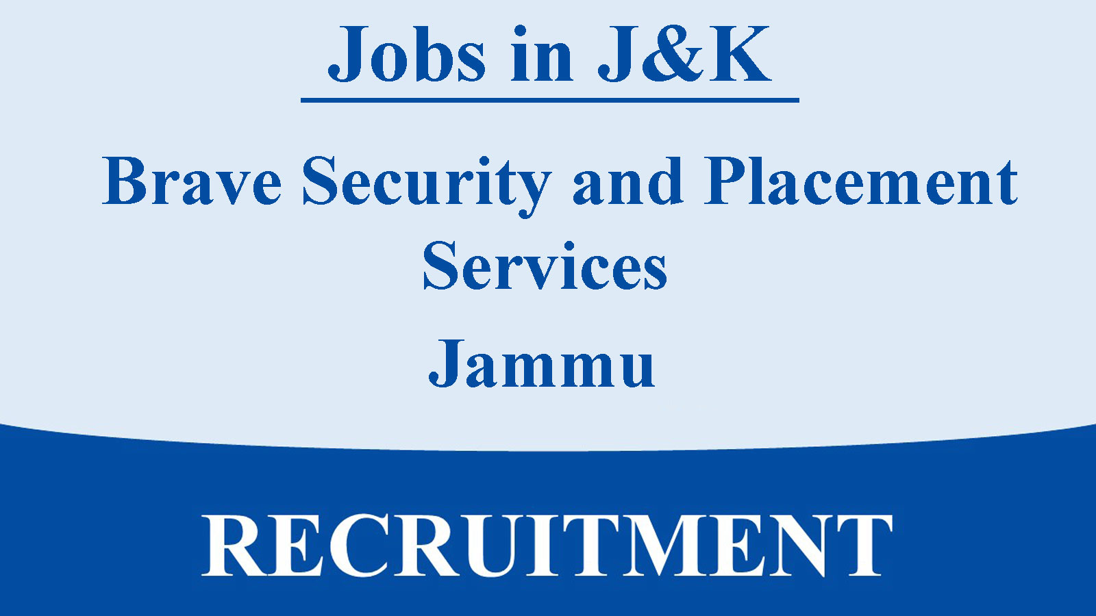 Private Job vacancies in Jammu