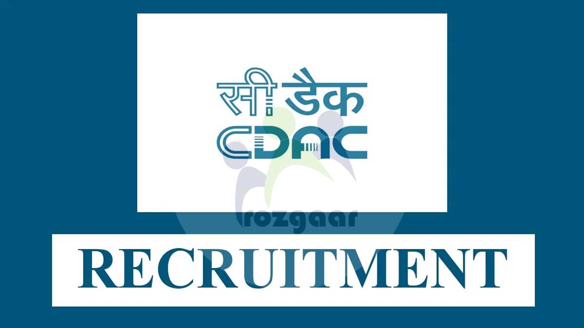 CDAC Recruitment Notification 2023