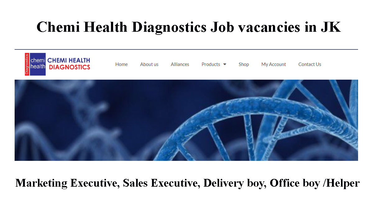 Chemi Health Diagnostics Job vacancies in JK