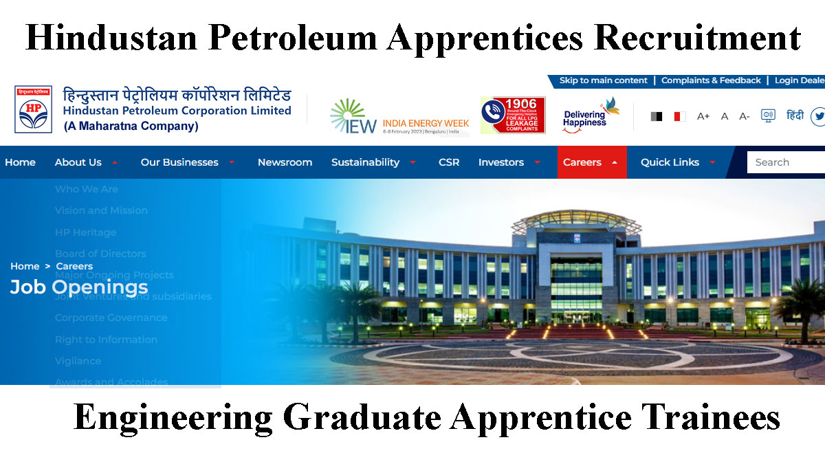 Hindustan Petroleum Apprentices Recruitment Notification 2023