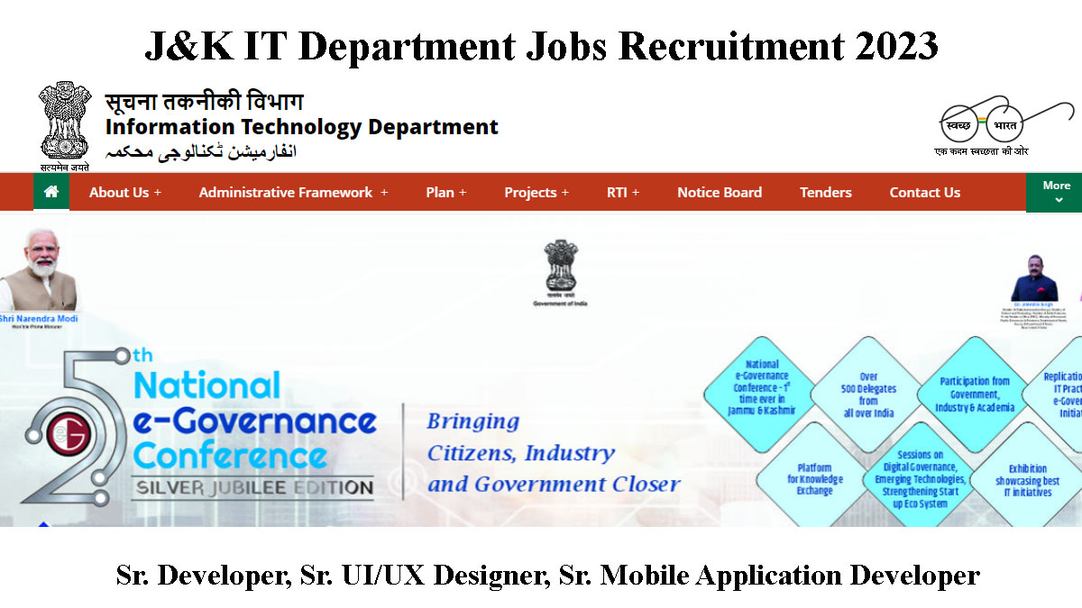JK IT Department Jobs Recruitment 2023