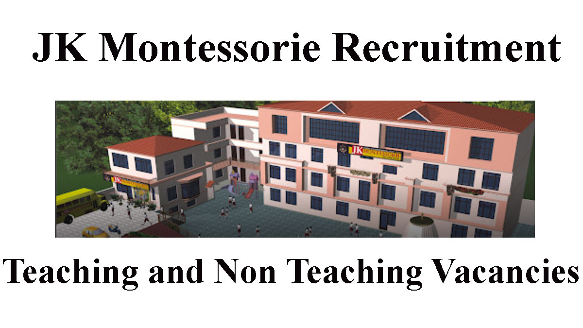JK Montessorie British School Jammu Recruitment 2023