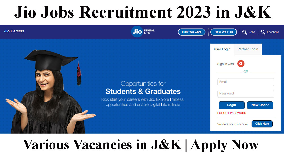 Jio Jobs Recruitment 2023