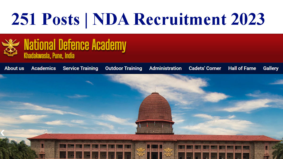 NDA Recruitment 2023