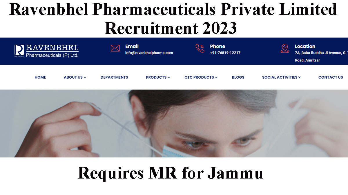 MR Job Vacancy in Jammu