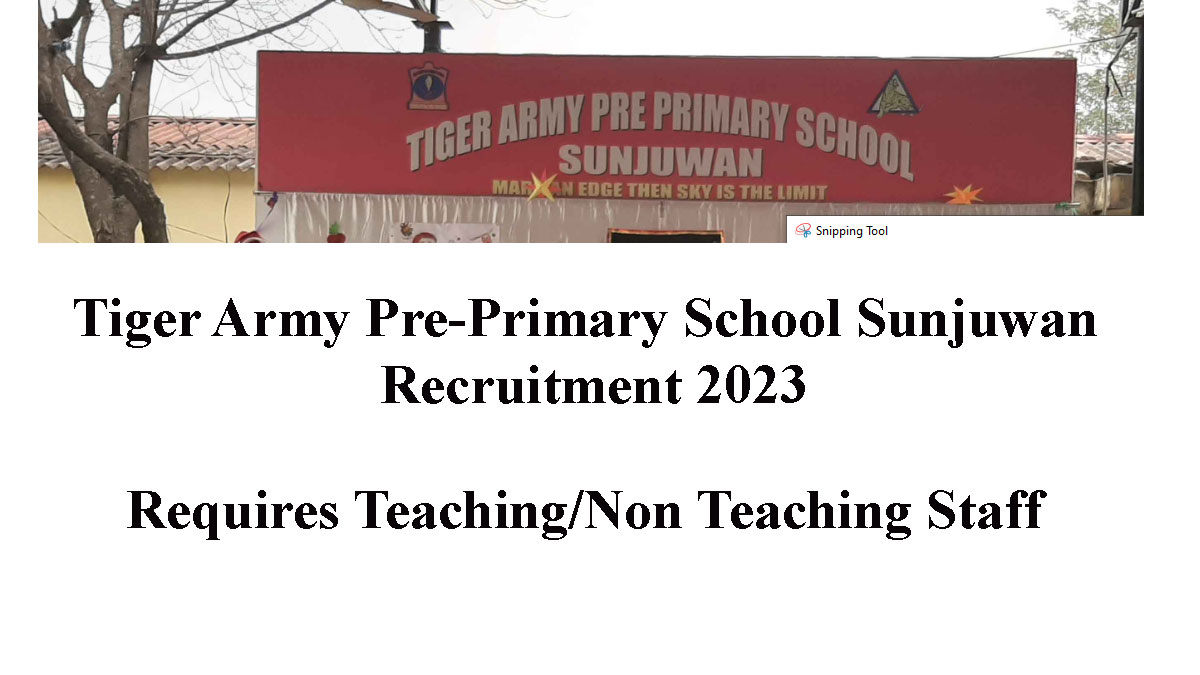 Tiger Army Pre-Primary School Sunjuwan