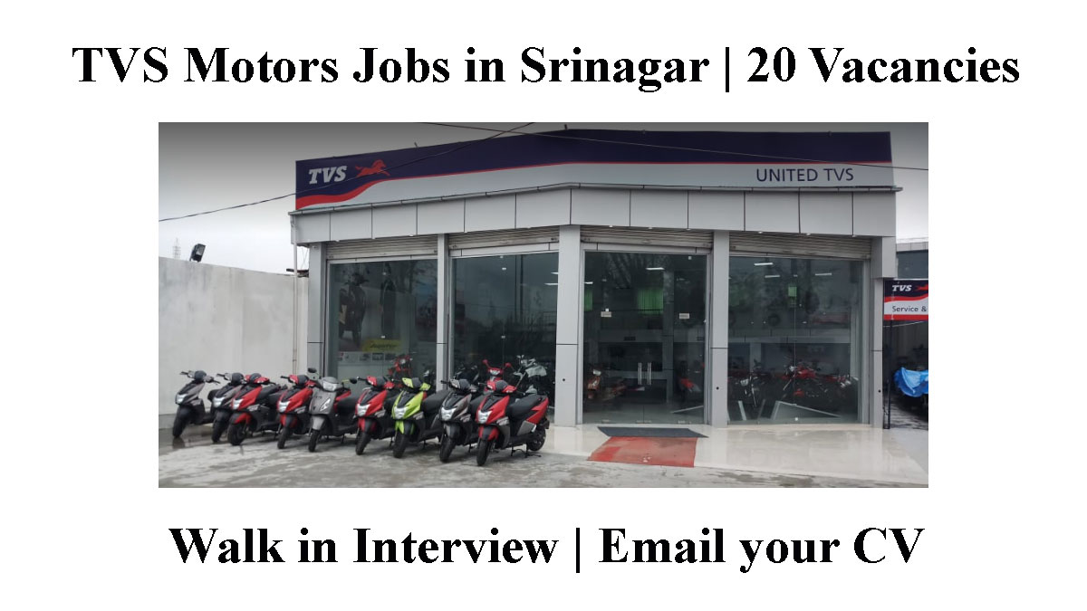 TVS Motors Jobs in Srinagar