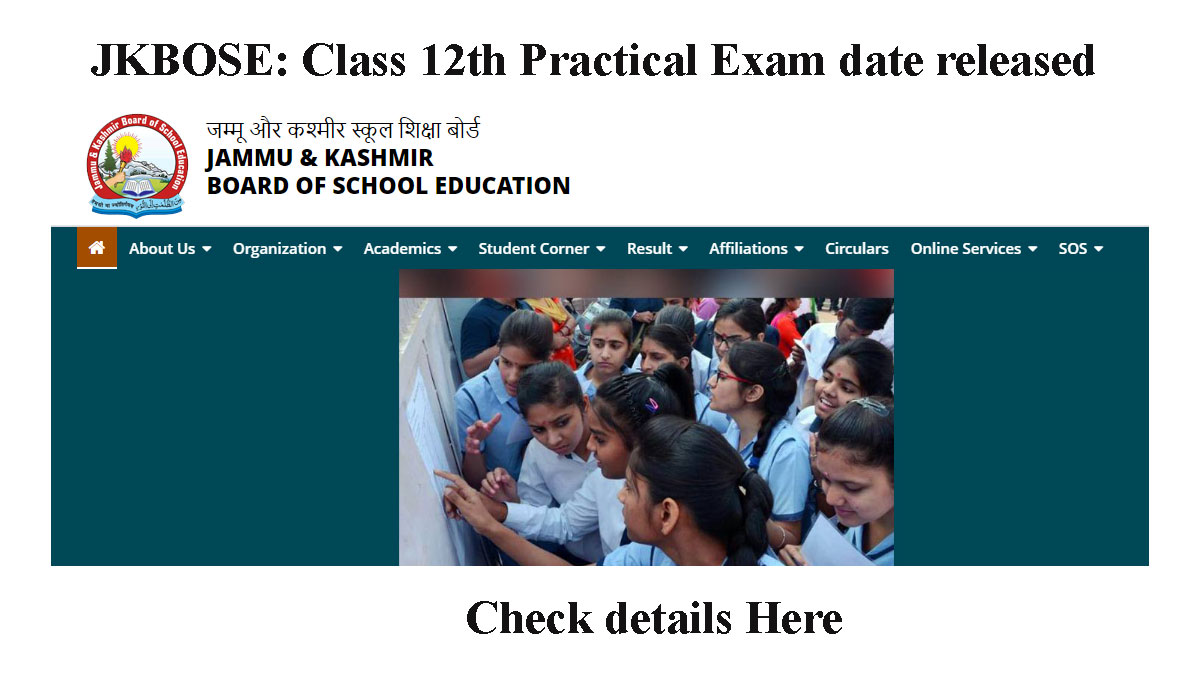 JKBOSE: Class 12th Practical Exam date