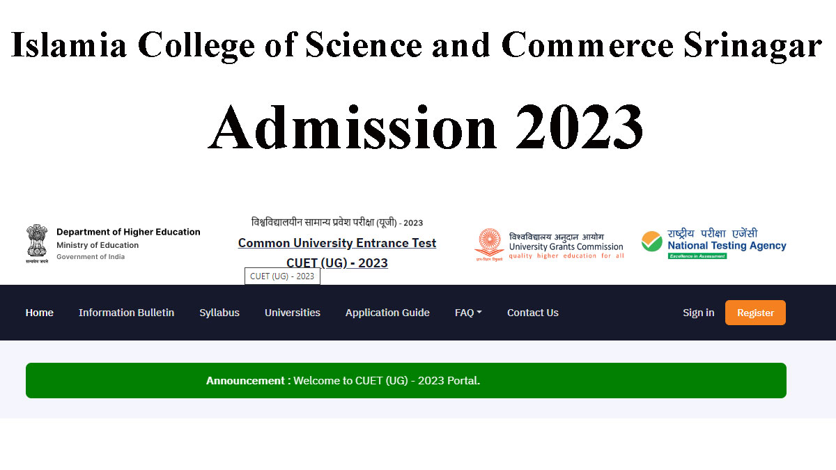 Islamia College Admission 2023 for UG Programs