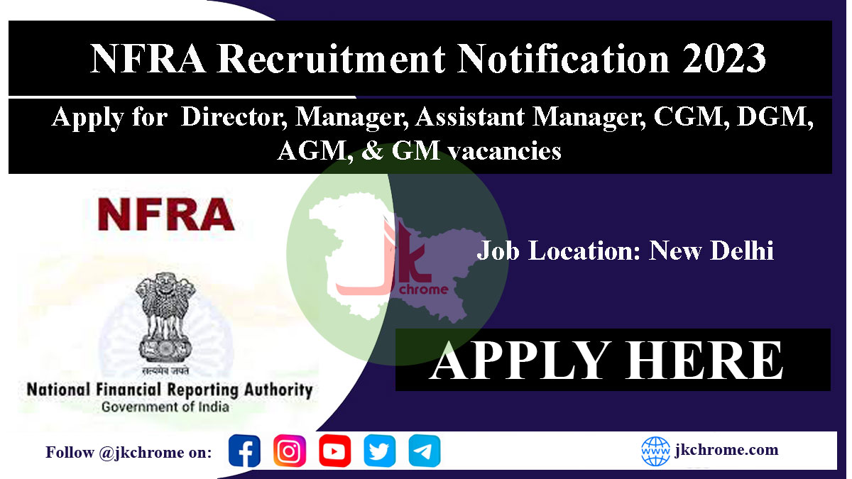 NFRA Recruitment 2023