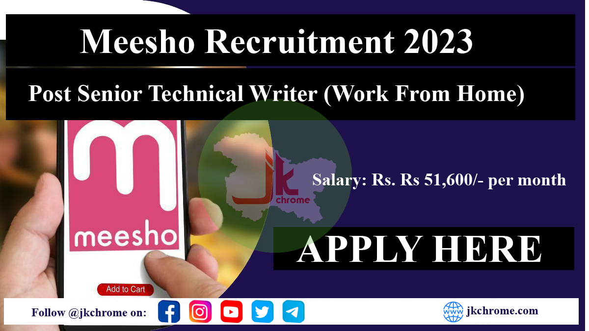 Meesho Recruitment 2023