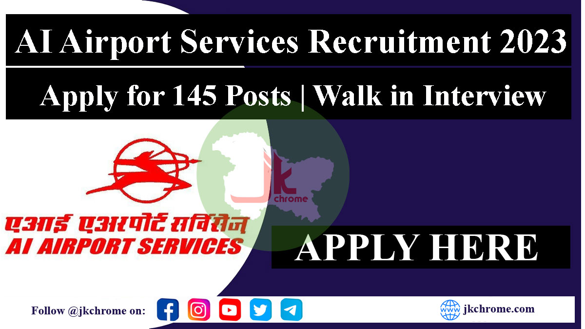AIASL Job Recruitment 2023: Walk-in for 145 Posts