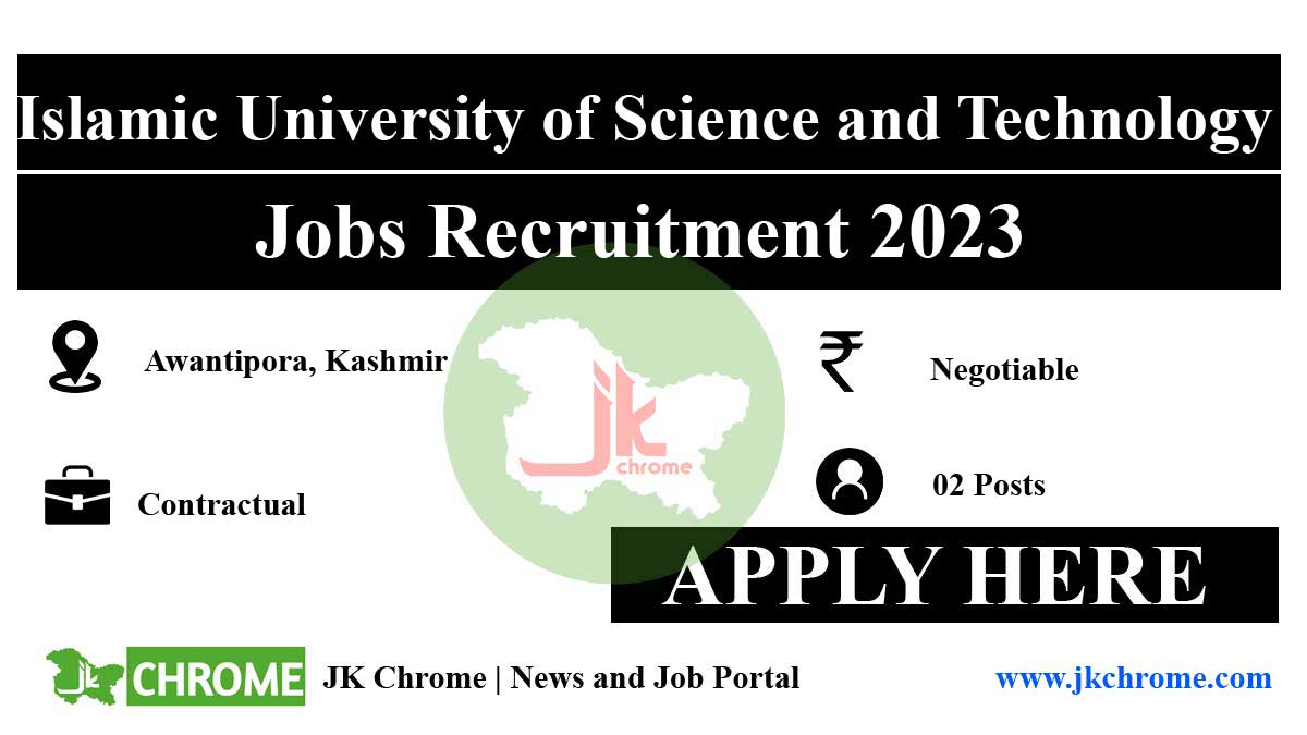 IUST Jobs Recruitment 2023: Apply Now for posts of Library Assistant