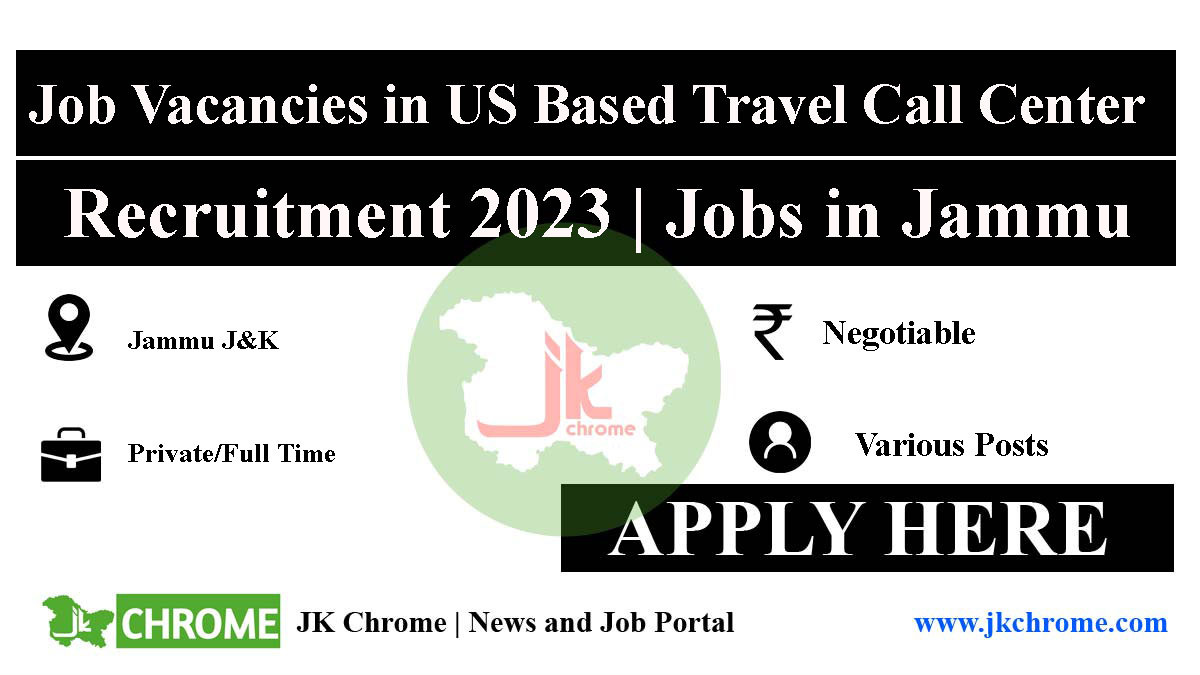 Job Vacancies in US Based Travel Call Center