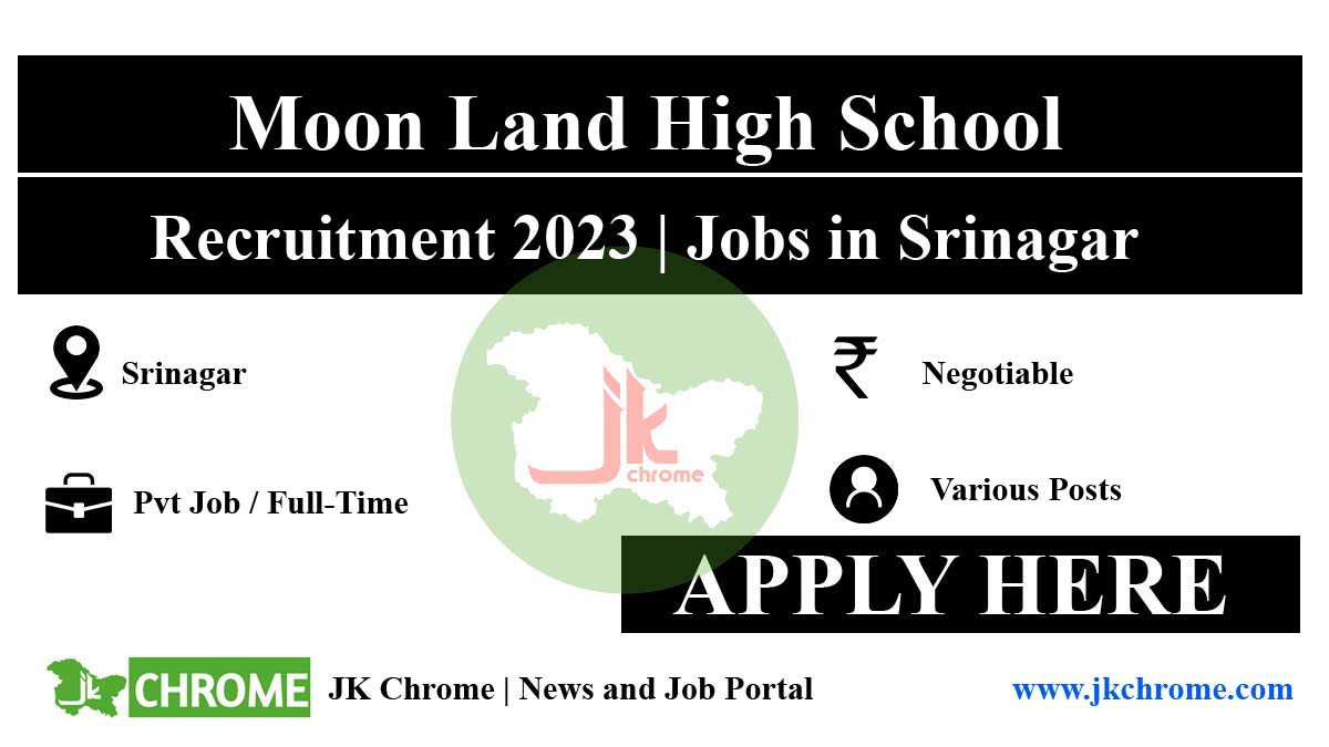 Moon Land High School Jobs Recruitment 2023