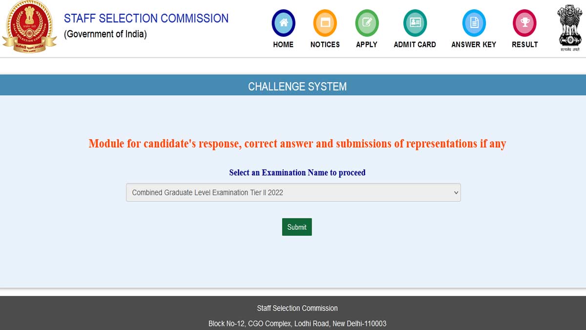 SSC CGL tier 2 answer key, response sheets out at ssc.nic.in, know how to check