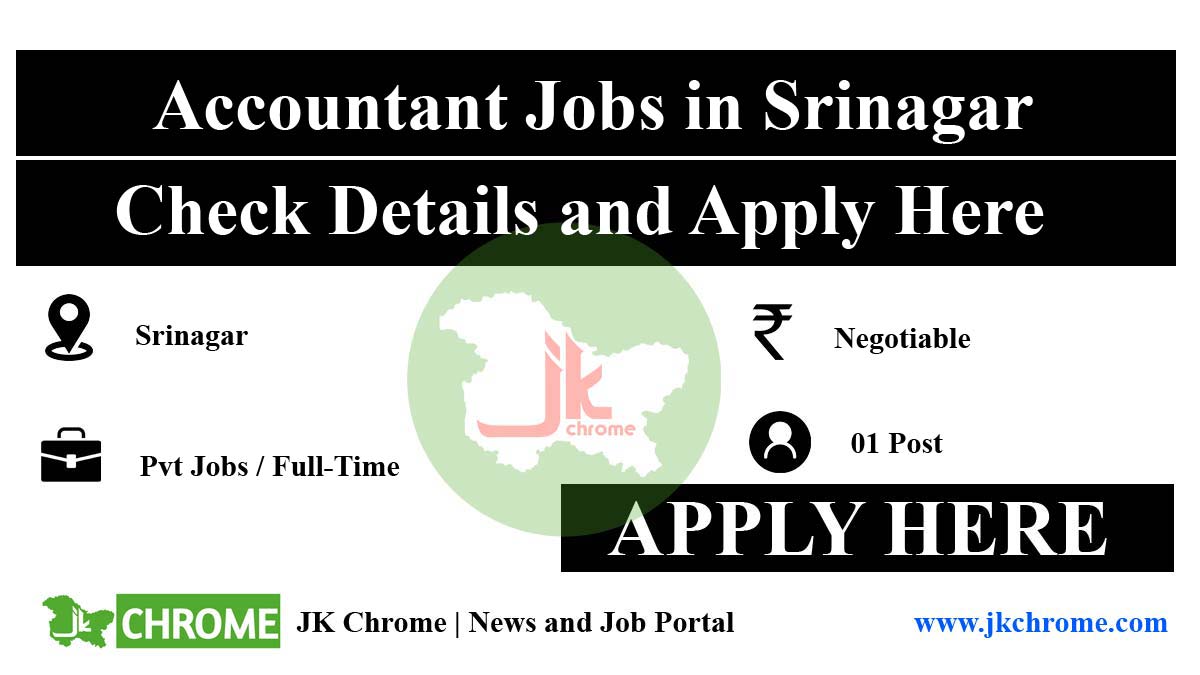 Accountant Jobs in Srinagar | Check Details and Apply