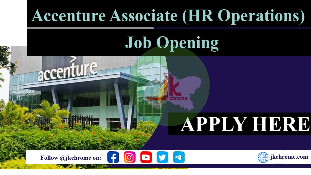 Accenture Associate (HR Operations) Job Opening