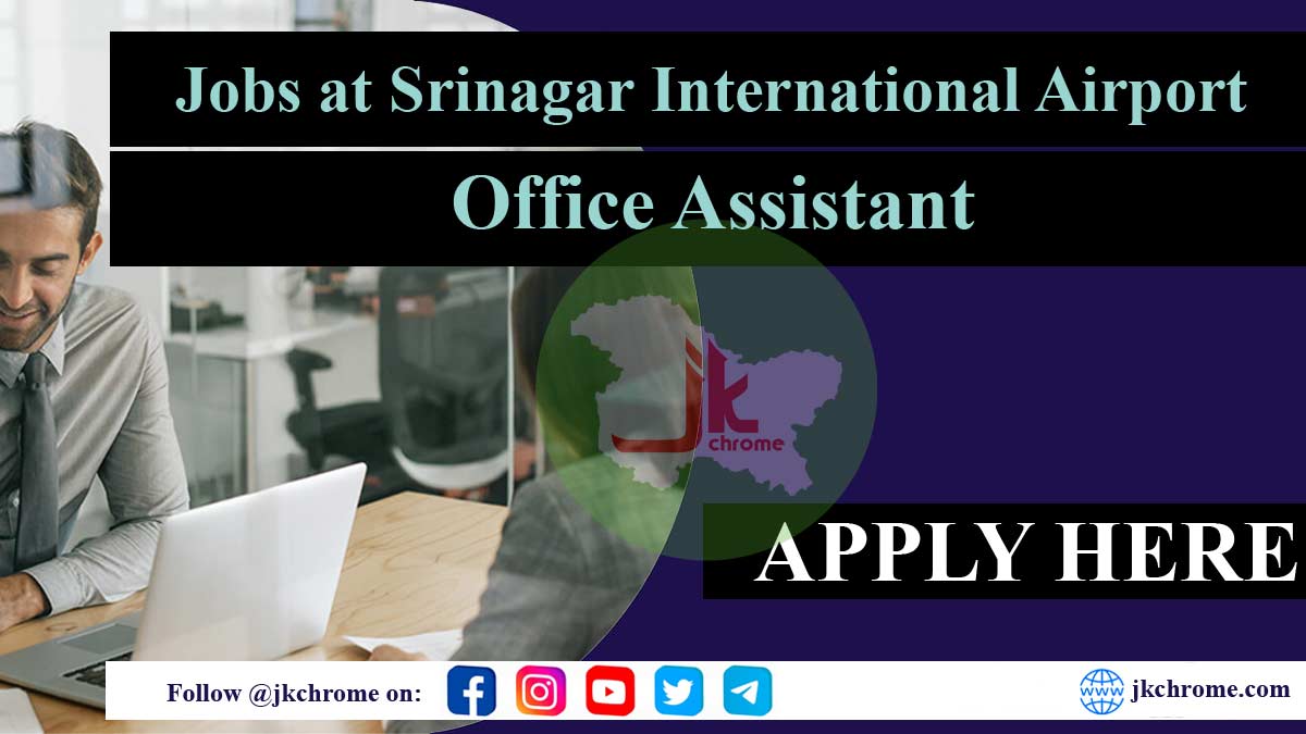 Jobs at Srinagar International Airport | Apply Now