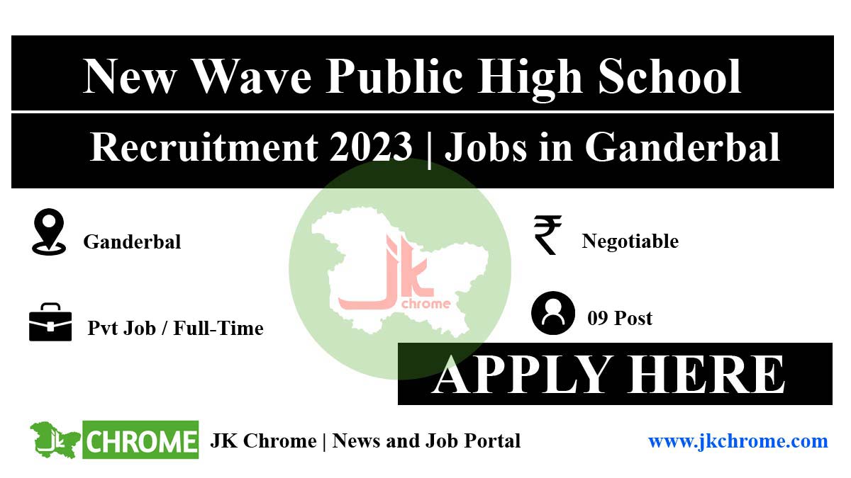 New Wave Public High School Jobs Recruitment 2023