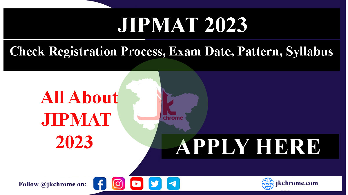 JIJIPMAT 2023: Registration process, Eligibility, Syllabus, Exam Pattern