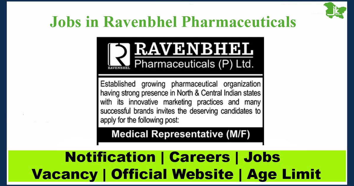 Jobs in Ravenbhel Pharmaceuticals