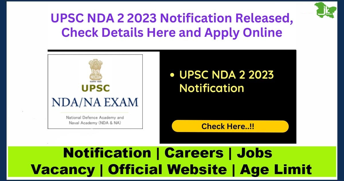 UPSC NDA & NA II Exam 2023: Registration begins at upsc.gov.in, link here