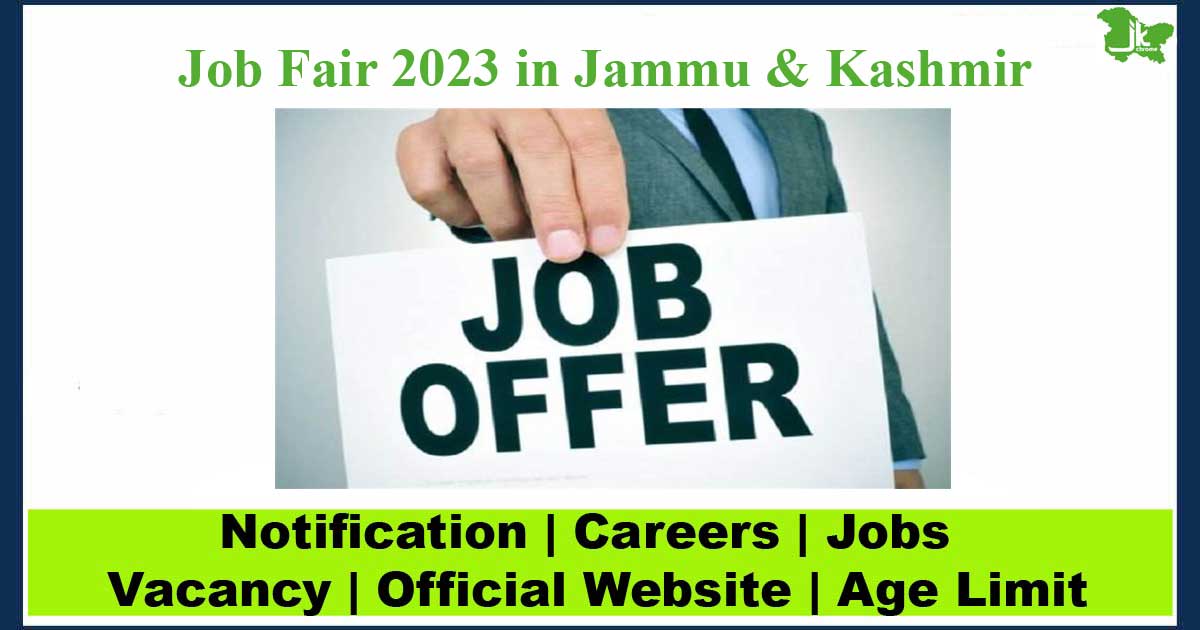 J&K Skill Development Department organises Job Fair 2023