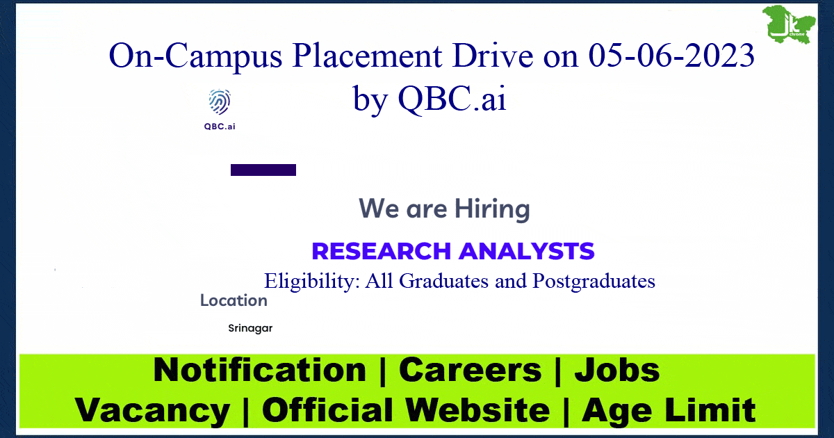 Placement Drive by QBC.ai | All Graduates and Postgraduates can apply Now