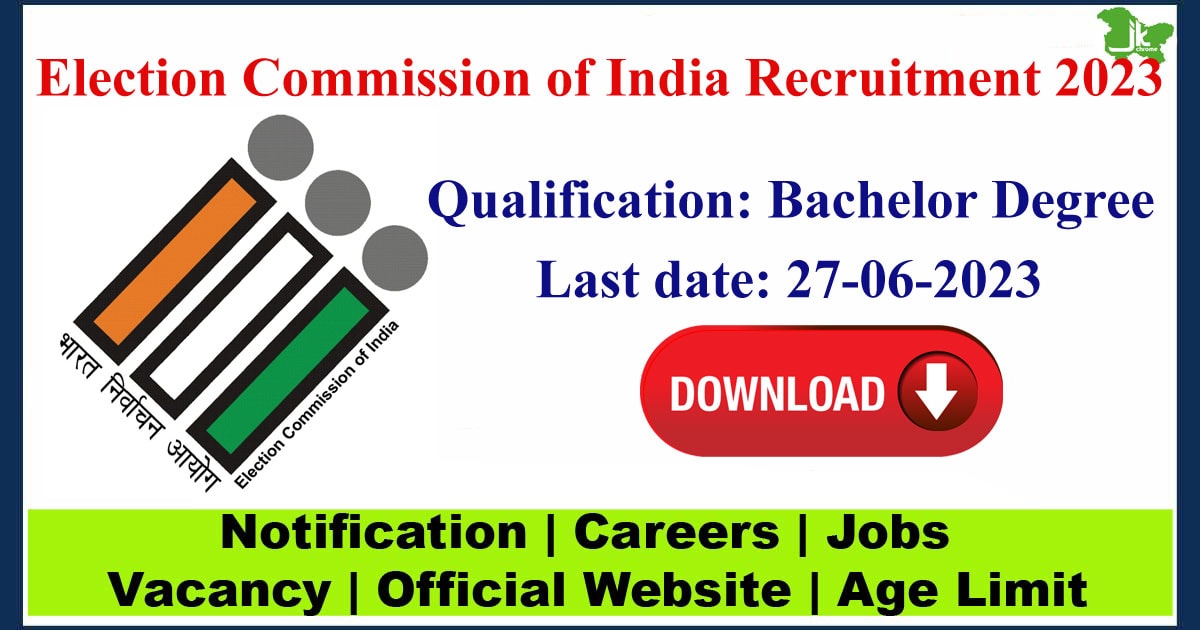 Election Commission of India Recruitment 2023