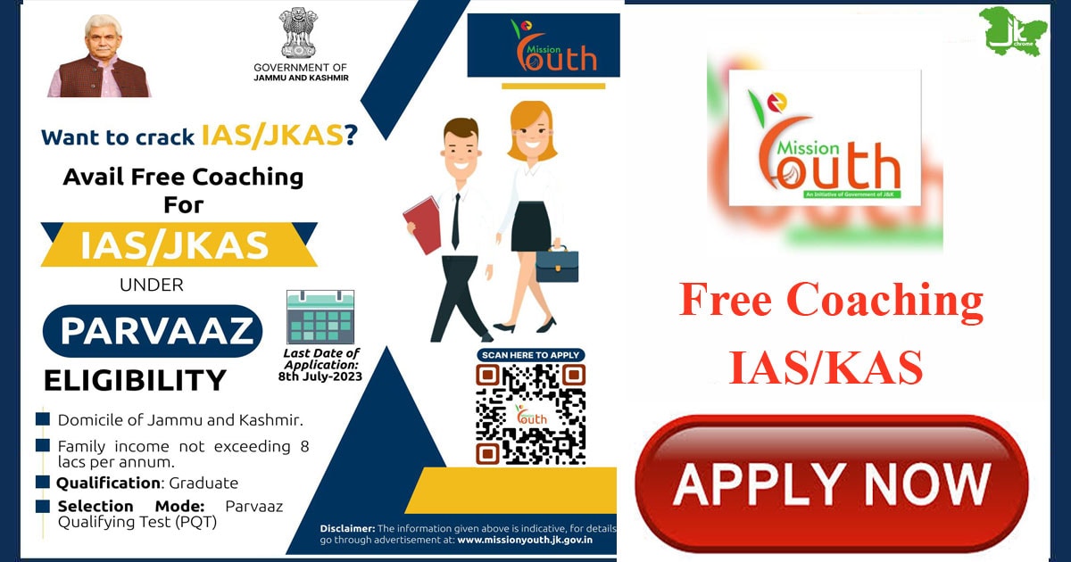 Free Coaching for IAS/KAS | Mission Youth invites applications