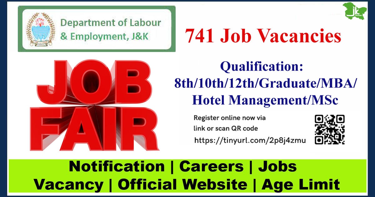 741 Posts | Job Fair 2023 in J&K | Register Link is Here