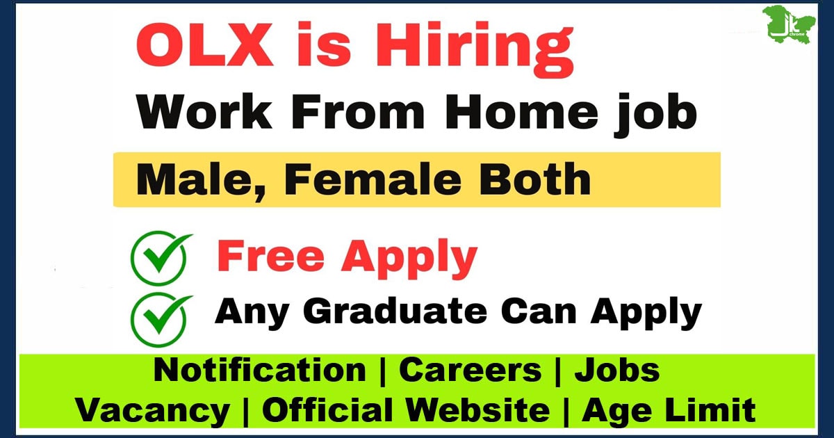 OLX Job 2023 (Work from Home) | Apply Here