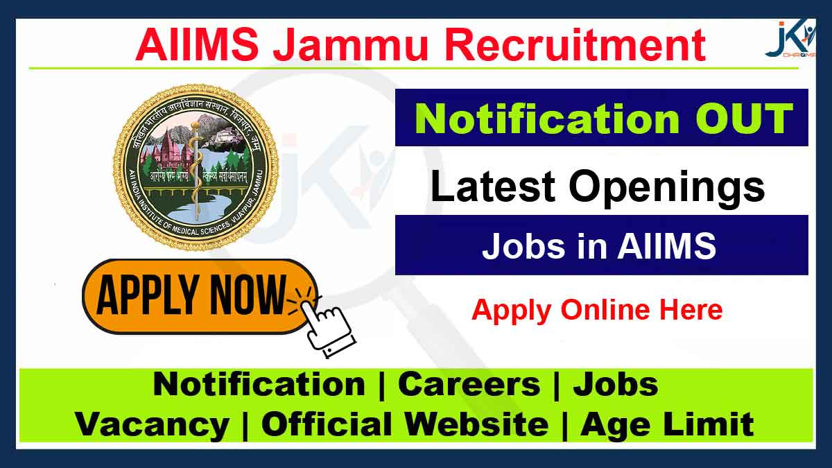 AIIMS Jammu Job Vacancies 2023
