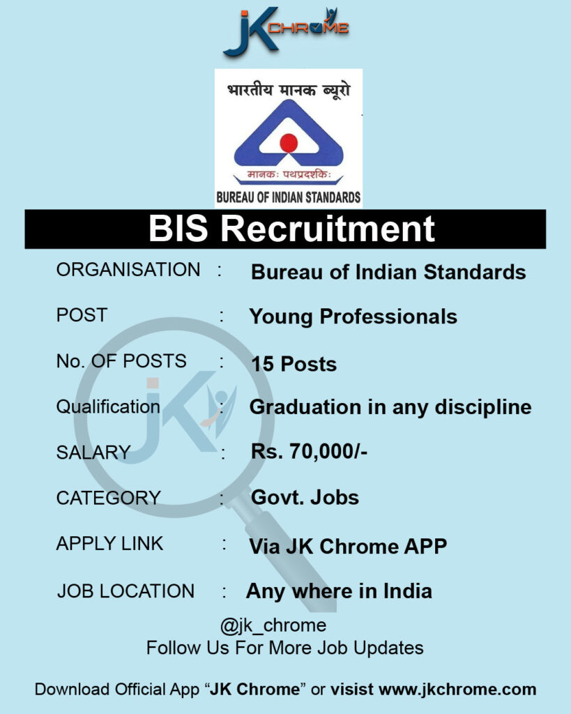 BIS Recruitment 1