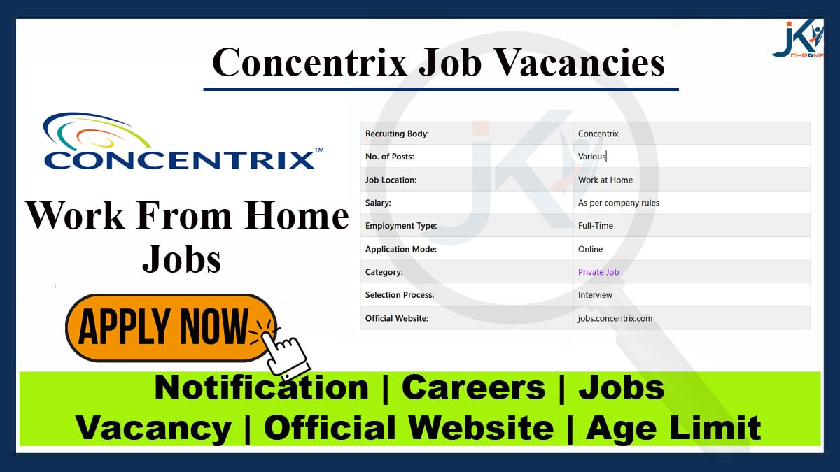 Concentrix Jobs 2023 (Work from Home)