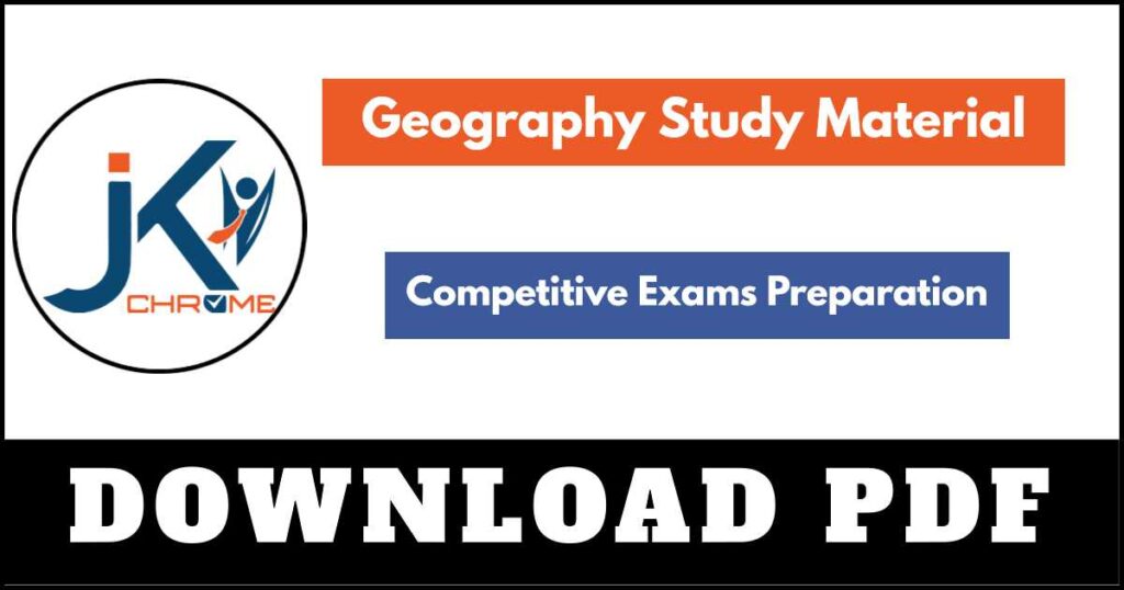 Geography Study Material PDF