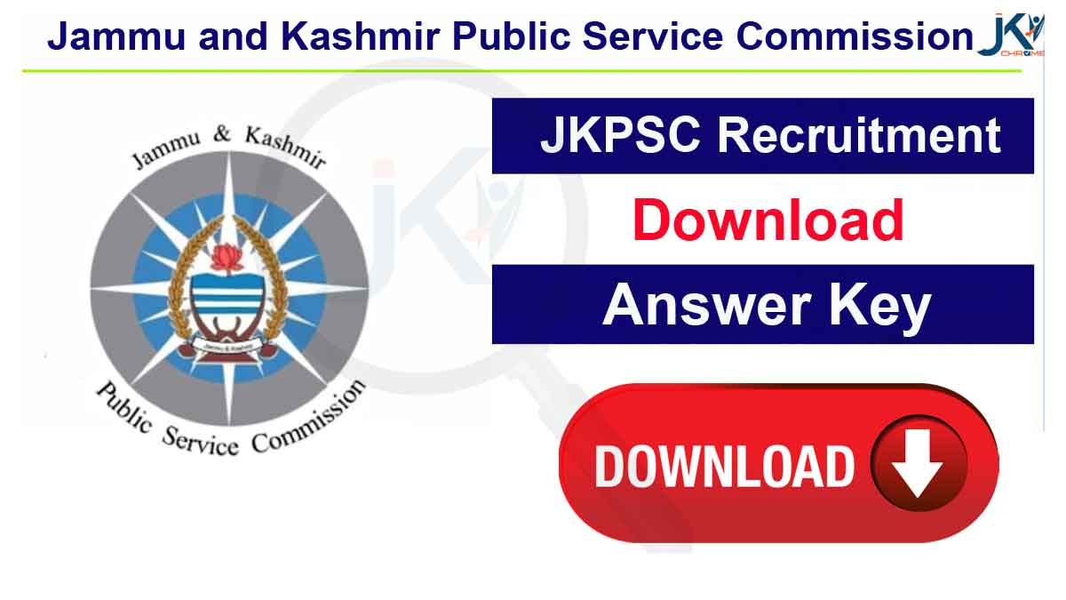 JKPSC Works Manager Post Answer Key, Download