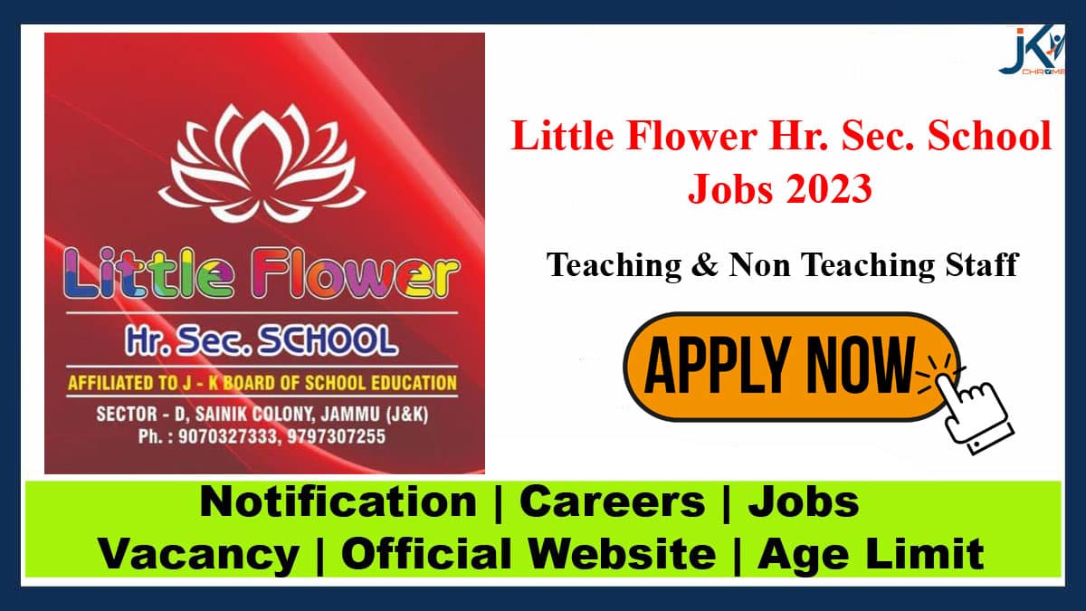 Little Flower School Jobs 2023 | Hiring Teachers