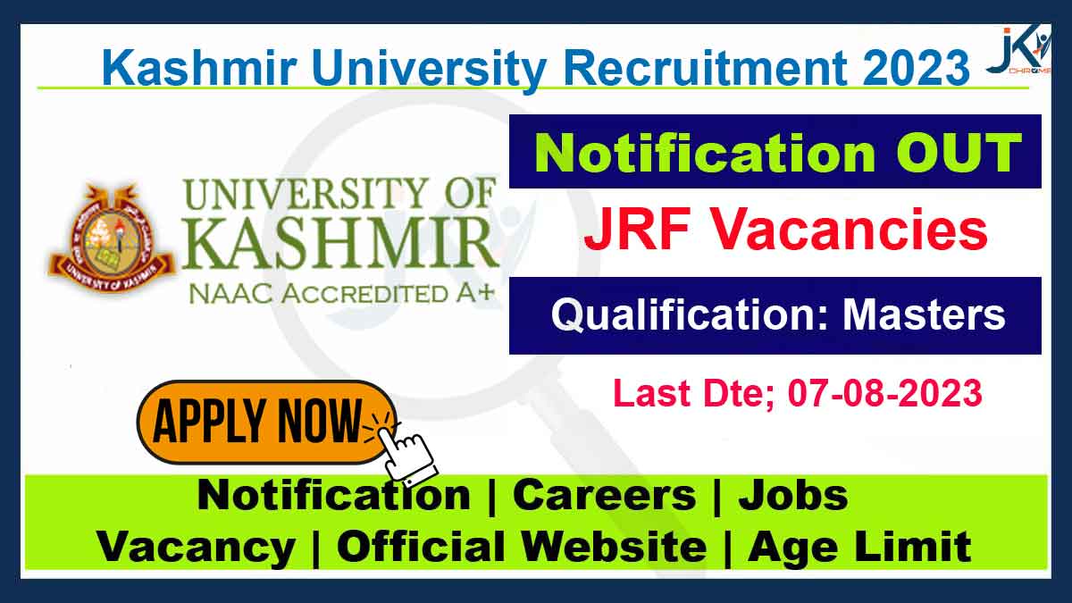 KU Recruitment 2023, Check Post and Qualification