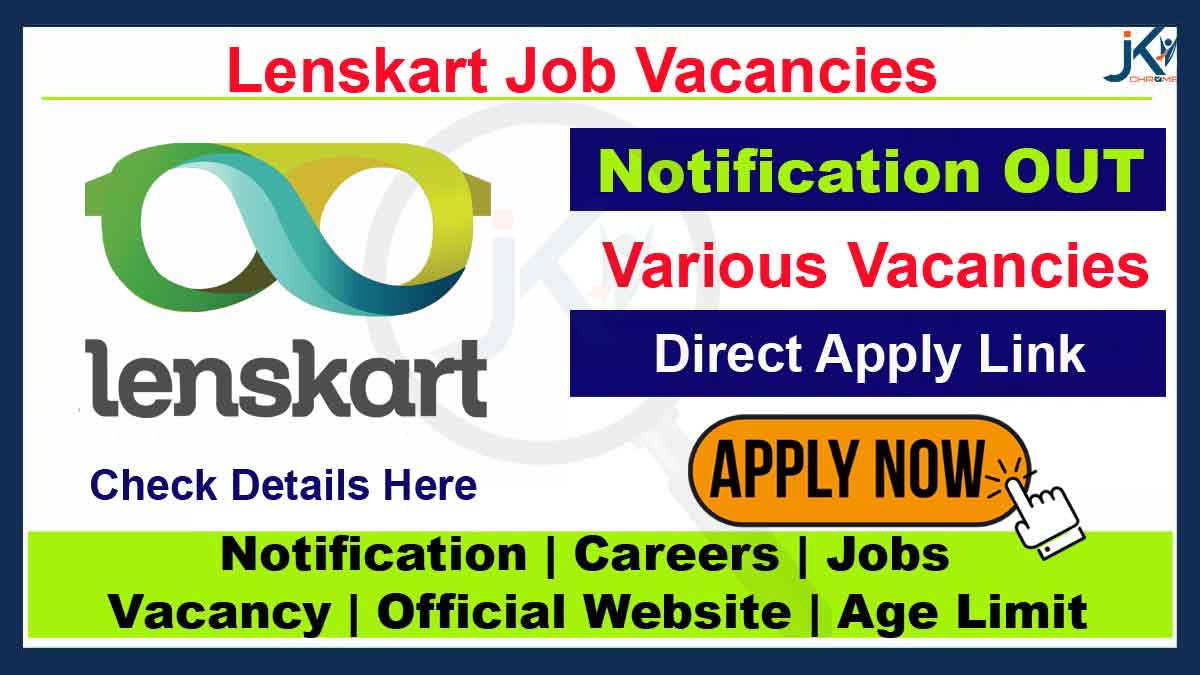 Lenskart Job Vacancy 2023 (All Cities in India)