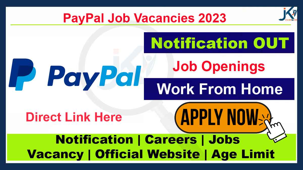 PayPal Job Vacancy 2023 (Work From Home)