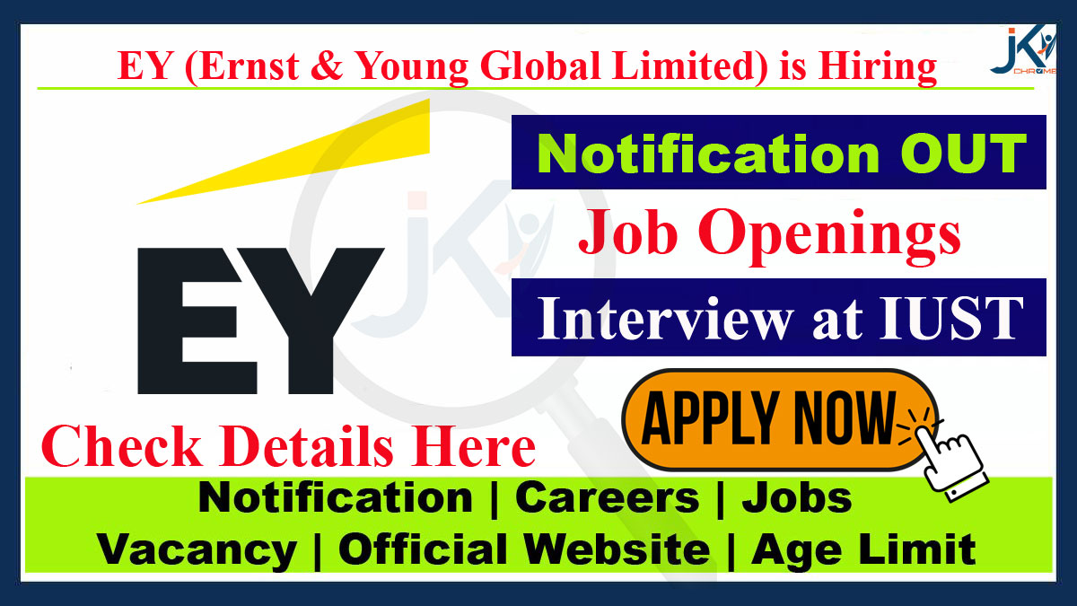 EY hiring in Srinagar J&K, Apply Online